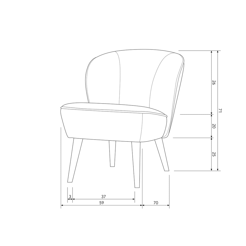 Fauteuil Sara