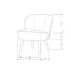 Fauteuil Sara