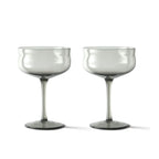 Swirl coupe glas  - set van 2