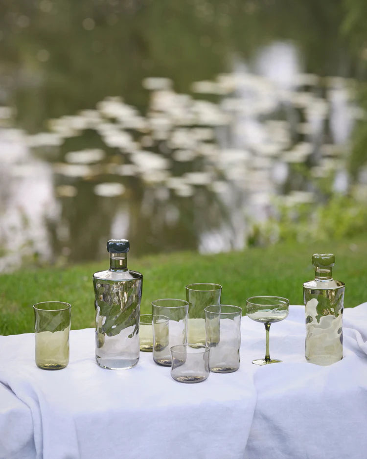 Swirl coupe glas  - set van 2