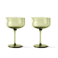 Swirl coupe glas  - set van 2