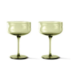 Swirl coupe glas  - set van 2